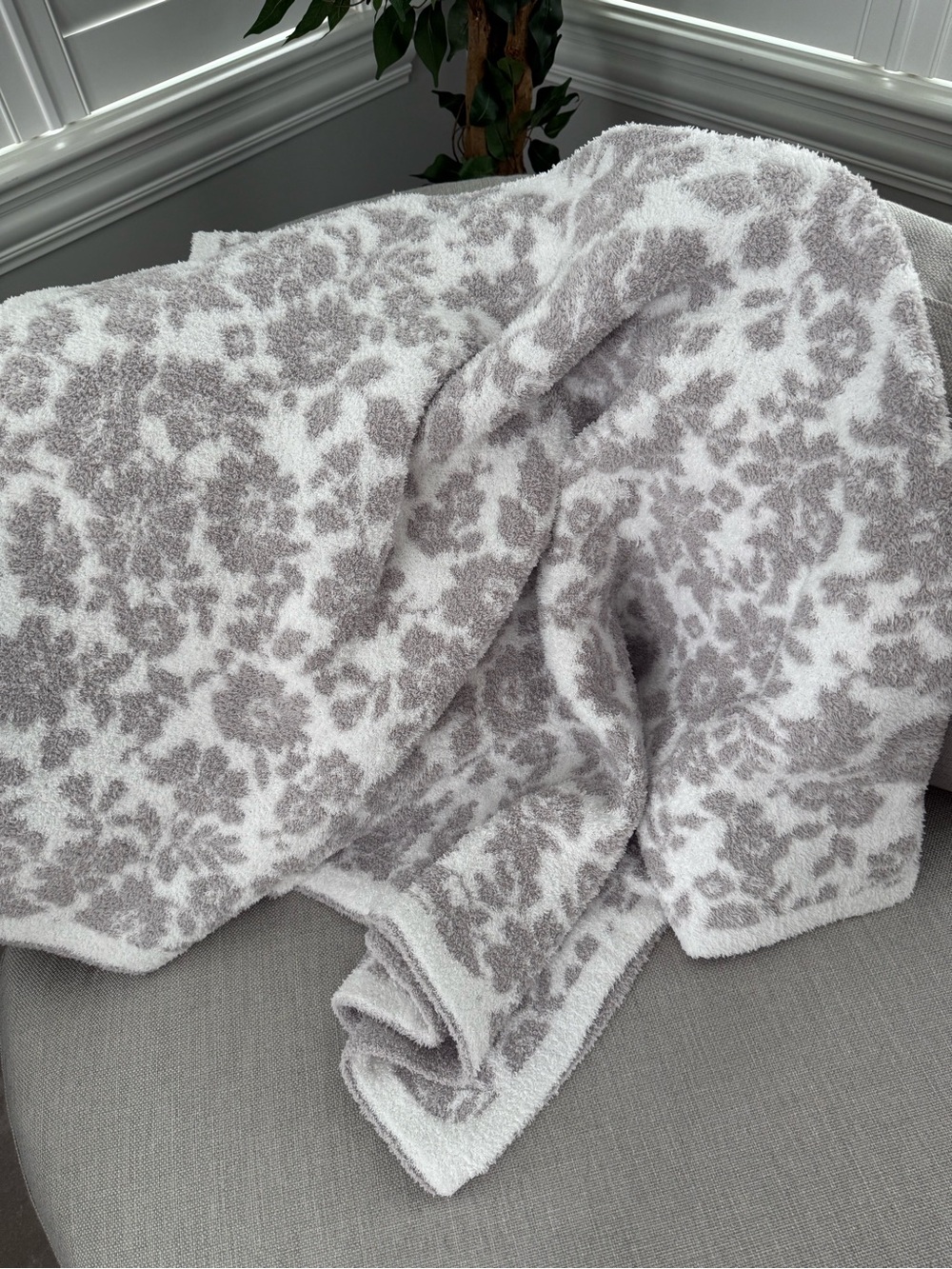 Barefoot Dreams New floral throw blanket
